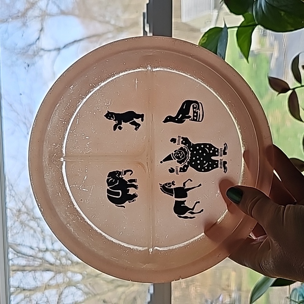 Hazel Atlas Child's Glass Plate
